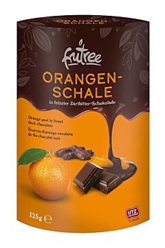 Orangenschale in Zartbitterschokolade 125 g